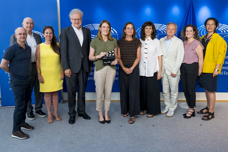Roberta METSOLA, EP President meets with a delegation of European Producers Club (EPC)