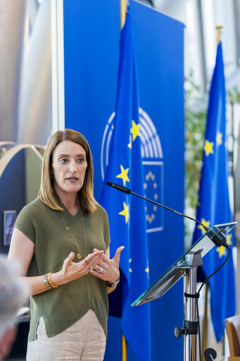 World Economic Forum European growth and competitiveness dinner - Speech by Roberta METSOLA, EP President .