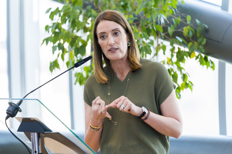 World Economic Forum European growth and competitiveness dinner - Speech by Roberta METSOLA, EP President .
