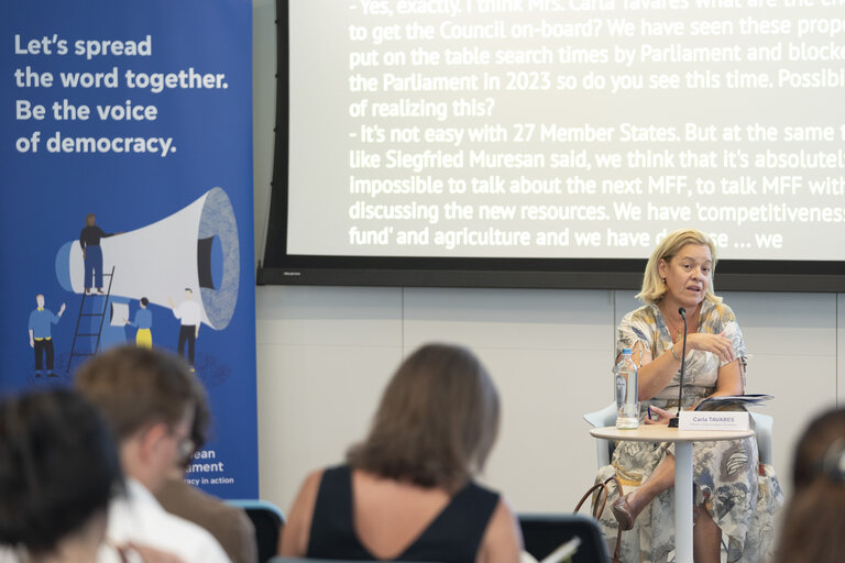 Invest in What Matter - Exchange of views on the EU long-term budget with the co-rapporteurs and presentation of the EP campaign