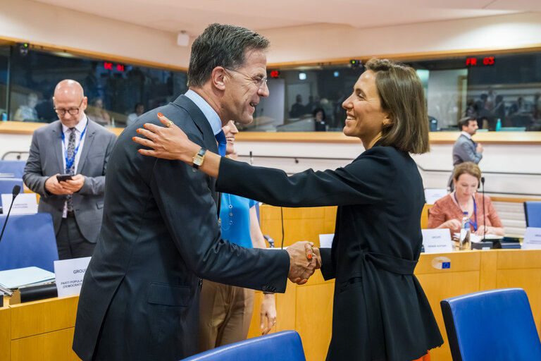 Conference of Presidents in the presence of Mark RUTTE, Secretary General of NATO