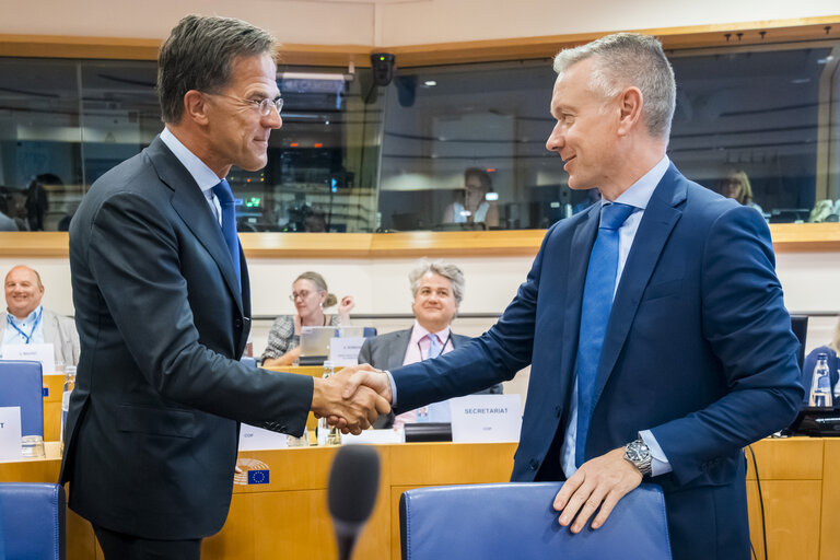 Conference of Presidents in the presence of Mark RUTTE, Secretary General of NATO
