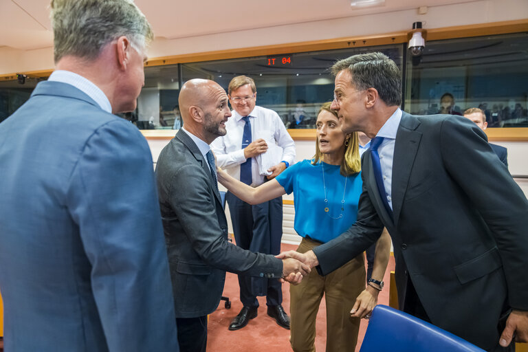 Conference of Presidents in the presence of Mark RUTTE, Secretary General of NATO