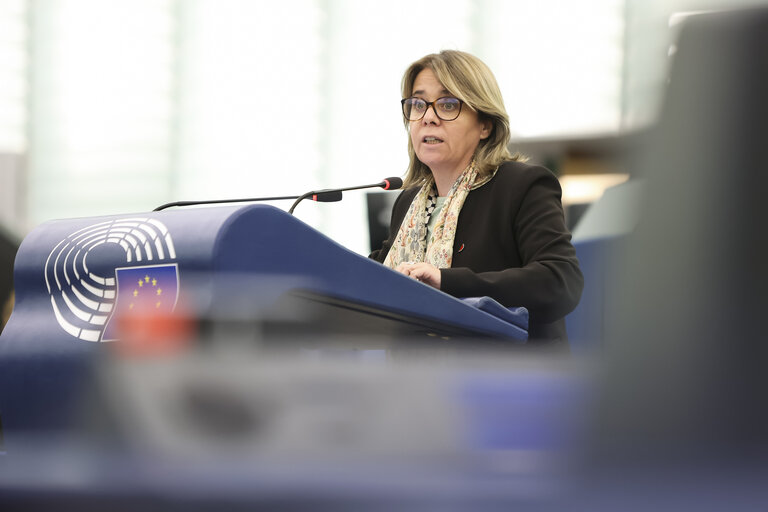 Photo 21: EP Plenary session.- EU action plan for deinstitutionalisation, family- and community-based care