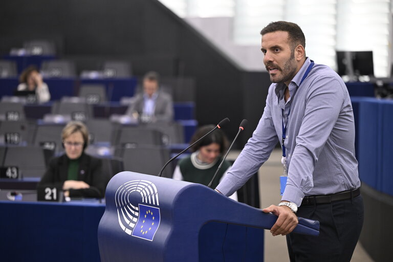 Fotografija 34: EP Plenary session - State of play of implementation of the European Media Freedom Act in Member States