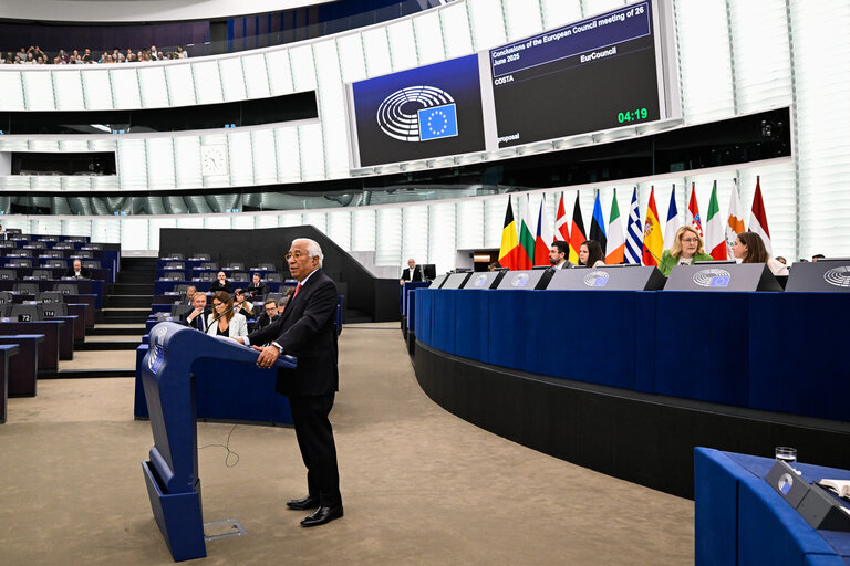 EP Plenary session - Conclusions of the European Council meeting of 26-27 June 2025