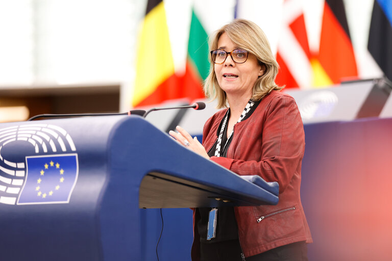 Valokuva 13: EP Plenary session - Presentation of the Stockpiling Strategies - strengthening response capacities for a changing risk and threat landscape