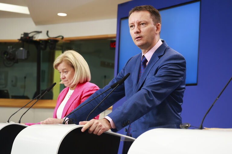 Press conference on Parliament's priorities on MFF ahead of Commission proposal
