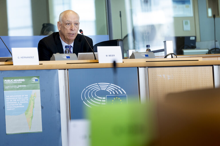AFET - The implications of the decisions of the ICJ and ICC on the EU's role in supporting a peaceful solution for the Israeli/Palestinian conflict