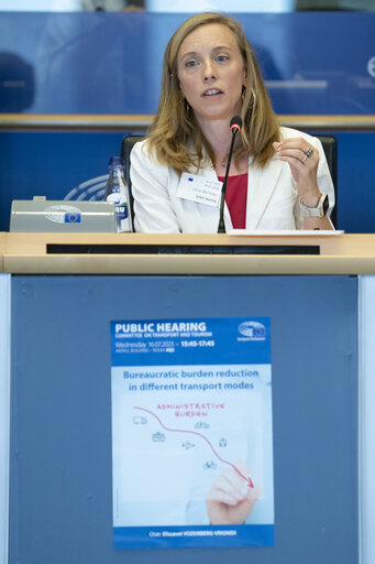 Fotografija 1: TRAN - Public hearing on Bureaucratic burden reduction in different transport modes