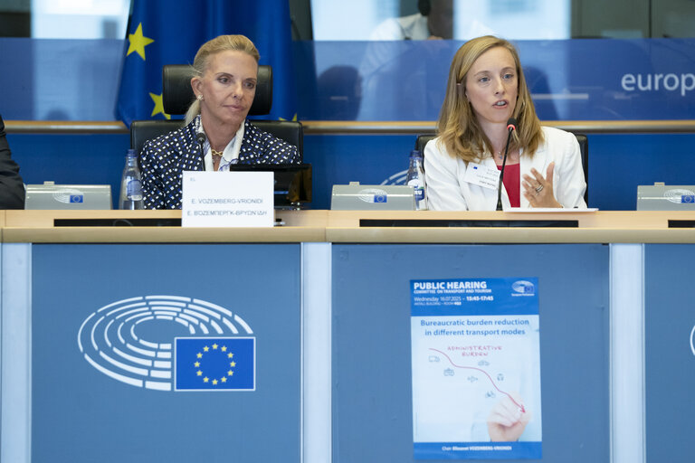 Fotografija 2: TRAN - Public hearing on Bureaucratic burden reduction in different transport modes