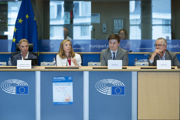 Fotografija 3: TRAN - Public hearing on Bureaucratic burden reduction in different transport modes