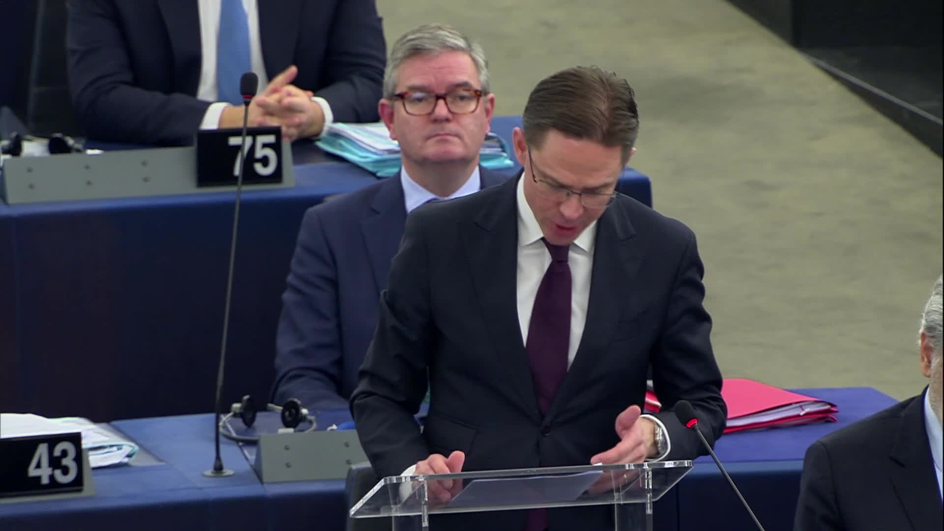 Debate with Nicos ANASTASIADES, President of the Republic of Cyprus, on the Future of Europe: Statement by Jyrki KATAINEN, Vice-President of the EC in charge of Jobs, Growth, Investment and Competitiveness (10:48 - 10:56)