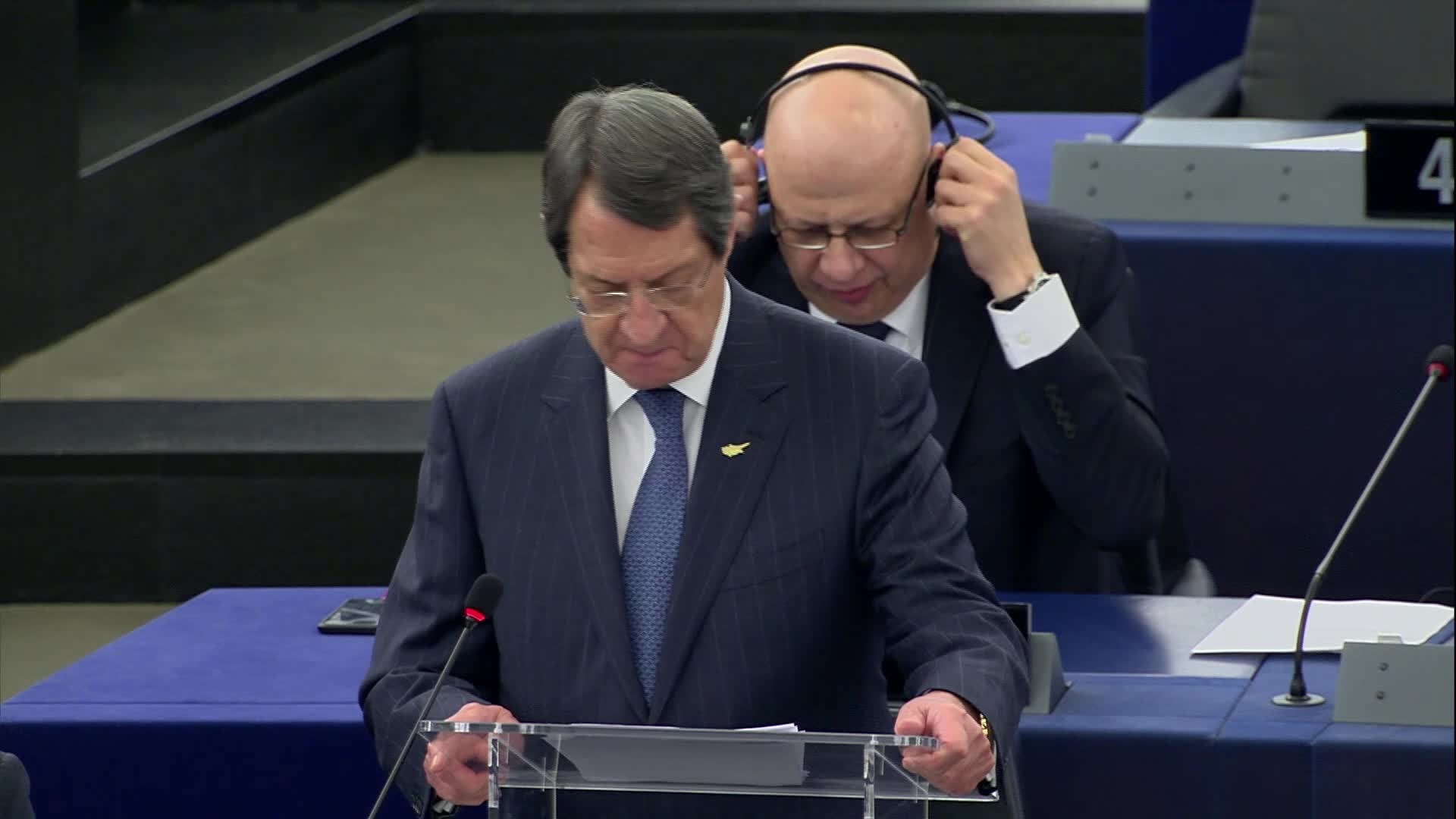 Debate with Nicos ANASTASIADES, President of the Republic of Cyprus, on the Future of Europe: Answers by Nicos ANASTASIADES, President of the Republic of Cyprus (11:34 - 11:47)