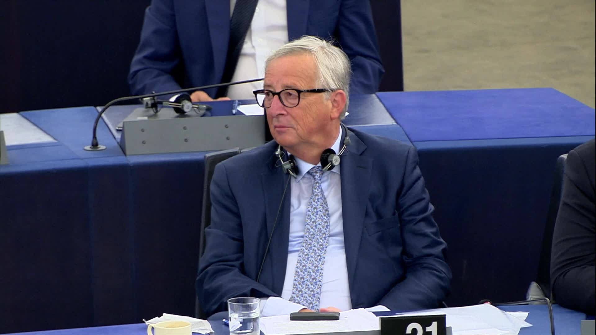 Ryszard Antoni LEGUTKO (PL), ECR group leader (co-chair): round of political group speakers - Debate on State of the Union 2018 (10:14 - 10:19)