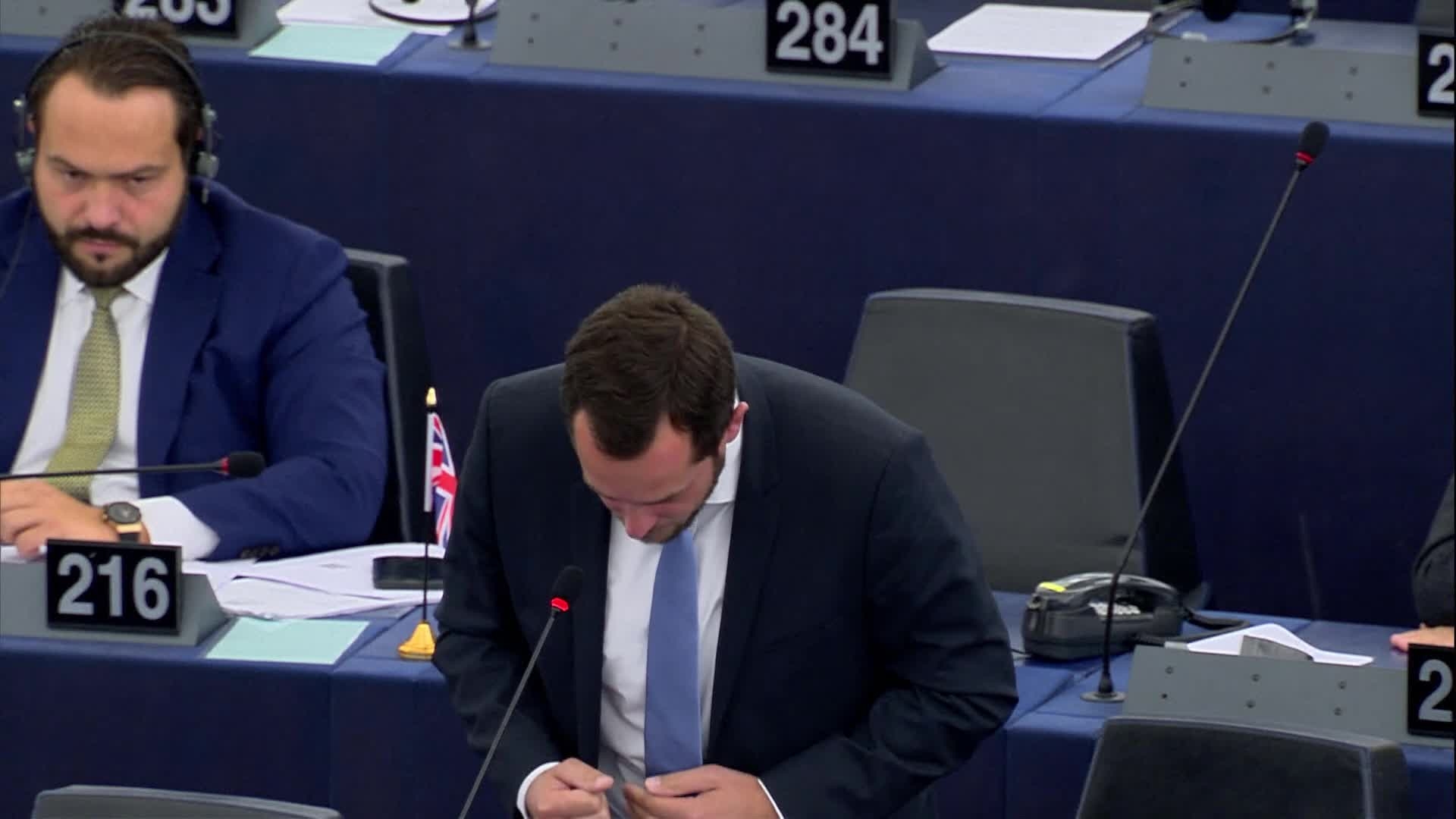 Nicolas BAY (ENF, FR), ENF group leader (co-chair): round of political group speakers - Debate on State of the Union 2018 (10:44 - 10:47)